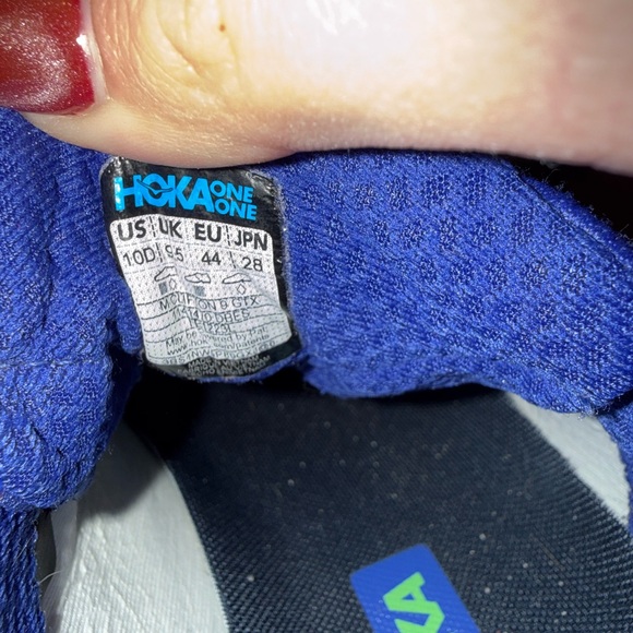 Hoka Vibrant Blue Athletic Shoes - Picture 7 of 7